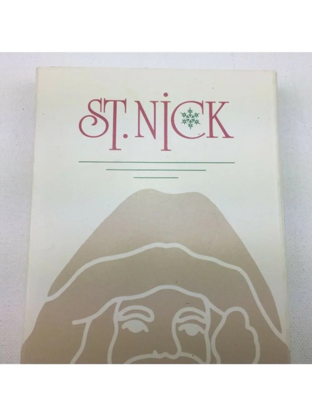 Vintage 1993 Longaberger Pottery St. Nick Santa Cookie Mold Christmas USA 10